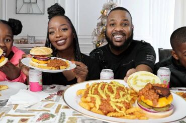 CHILI RECIPE | BACON CHILI CHEESEBURGER | VEGAN MUKBANG | EATING SHOW