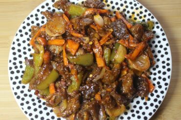 রেসটুরেন্ট স্টাইলে চাইনিজ বিফ চিলি।Beef chili recipe।।Bangladeshi Chinese restaurant beef chili