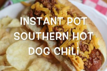 Instant Pot Southern Hot Dog Chili Recipe