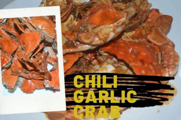 Must try Chili Garlic Crab( using Korean Chili Paste)
