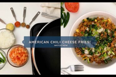 American Chili Cheese Fries- How to make American Chili Cheese Fries at home