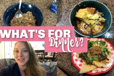WHAT'S FOR DINNER | FALL FAVORITE MEALS OF THE WEEK!
