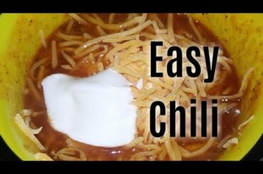 EASIEST and QUICKEST CHILI Recipe