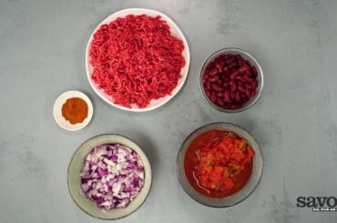 Beef and bean chili – Savory