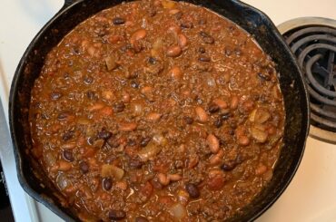 Venison Chili 🦌 🌶! #venison #chili #outdoors