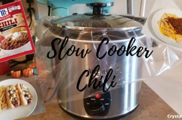 HOW TO MAKE CHILI | SLOW COOKER CHILI | EASY & DELICIOUS | David M Recipes | Crystal Evans