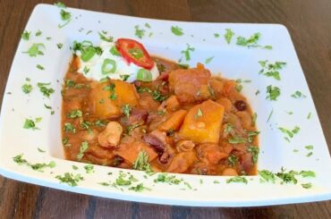 Easy Vegan Chili Recipe with Butternut Squash