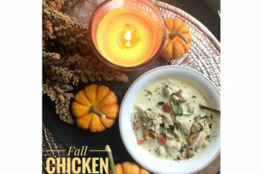 Cozy Fall Scenes and & White Chicken Chili