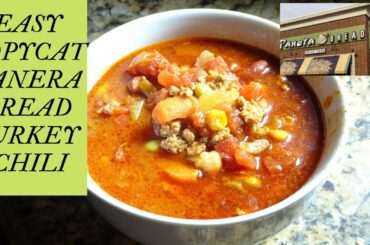Easy CopyCat Panera Bread Turkey Chili