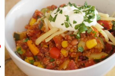 VEGETARIAN QUINOA CHILLI RECIPE