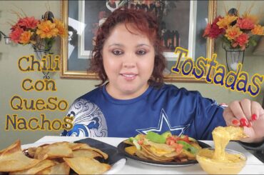 Happy Halloween-Chili con Queso Mukbang