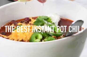 The Best Instant Pot Chili Recipe- Add A Pinch