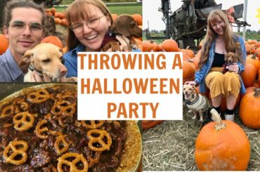 THROWING A HALLOWEEN PARTY | GRWM