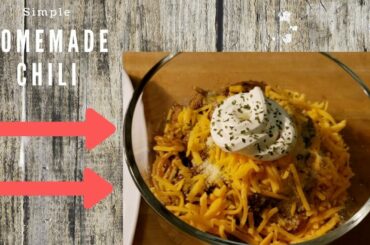 How to make homemade chili