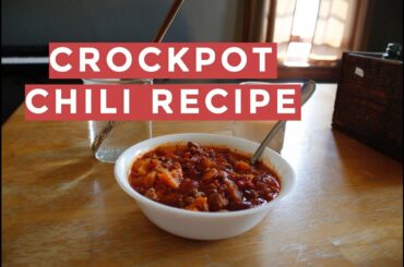 Easy Crockpot Chili Recipe | Healthy Meal Prep