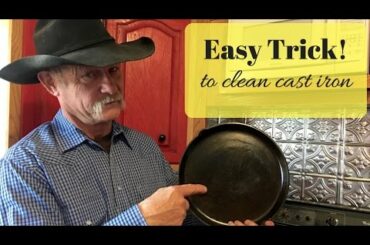 Easy Trick To Clean Cast Iron