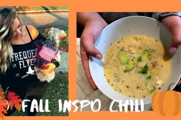 FALL INSPIRATION 2018!  HEALTHY CHILI RECIPE!