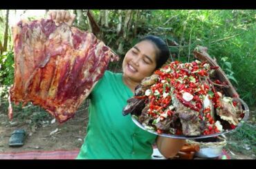 Yummy Cooking ribs beef  with chili  recipe & Cooking Life