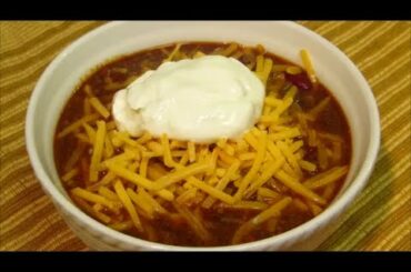Homemade Chili Recipe
