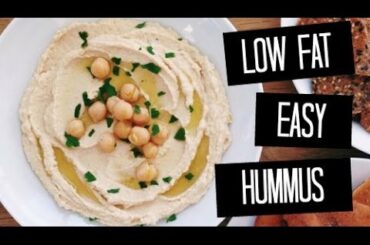 OIL-FREE, SALT-FREE HUMMUS RECIPE | FAST, EASY, CHEAP