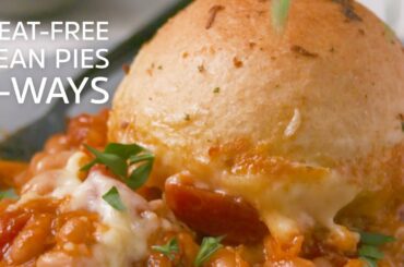 Meat-Free Bean Pies 3-Ways