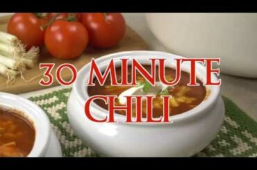 Clean Eating 30 Minute Chili Recipe