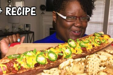 21 INCH GIANT LONG HOT DOG 먹방 MUKBANG + RECIPE
