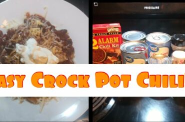 Easy Crock Pot Chili!!