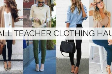 FALL 2017 TEACHER CLOTHING HAUL | minimalist style