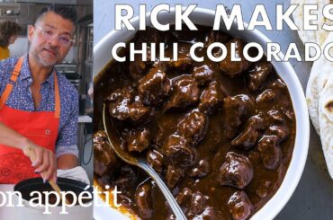 Rick Makes Chili Colorado (Stewed Pork in Chili Sauce) | From the Test Kitchen | Bon Appétit
