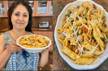 Soya Pasta Recipe | How to make Soya Pasta | Chili Garlic Soya Pasta