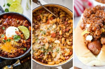 The Best Chili Recipes - How to Make Easy Homemade Chili - Comfort Meals For Fall Season