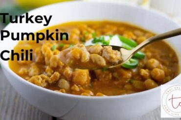 Turkey Pumpkin Chili Made in the Instant Pot or Slow Cooker for a one pot meal
