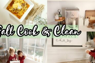 Fall Decor Clean With Me | Clean And Cook With Me | Chili | Keto Friendly