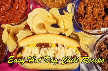 Easy Hot Dog Chili Recipe