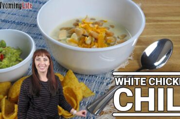 Cooking White Chicken Chili & Guacamole, A Crock Pot Staple