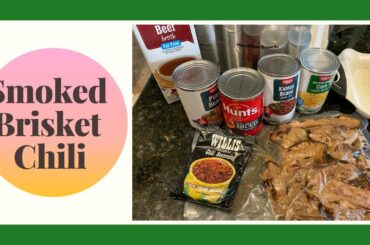 Smoked Brisket Chili
