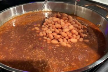 Beef and bean chili