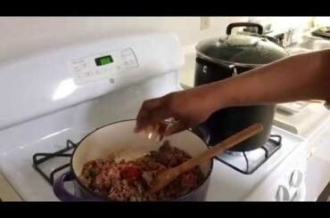 Making Meat for the Chili