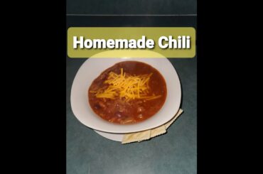 HOW TO MAKE HOMEMADE CHILI