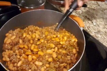 homemade chili beans