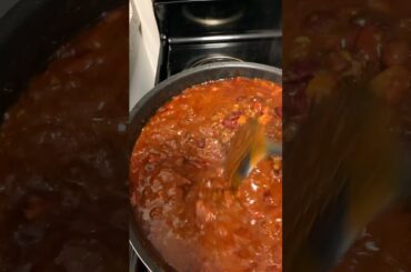 Homemade chili