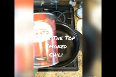 Over the Top Smoked Chili on the Big Green Egg