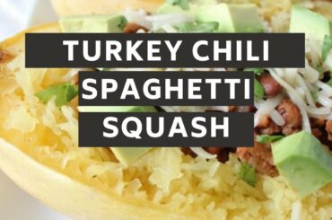 Gluten Free Turkey Chili Spaghetti Squash