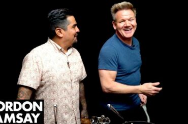 Gordon Ramsay Cooks Breakfast Tacos with Aarón Sanchez | Scrambled