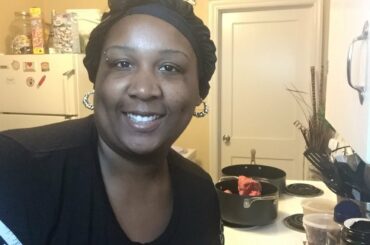 Homemade smothered potatoes with chili