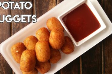 Potato nuggets|| Chili Garlic Potato Bites||आलू नगेट्स रेसिपी|| Potato Snack| Snehal Shrigadiwar