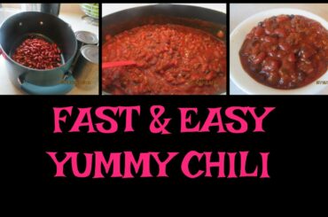 CHILI RECIPE | QUICK AND EASY | COOKING WITH BECK