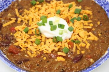 I Can't Believe It's Vegan Chili | Chef Lorious