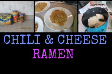 EASY DINNER RECIPE | CHILI AND CHEESE RAMEN | COOKING WITH BECK